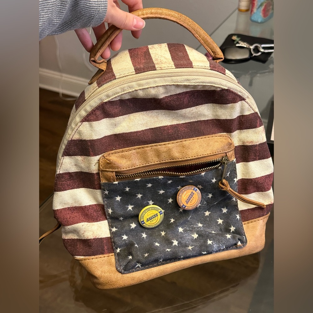 Mossimo American Flag Backpack